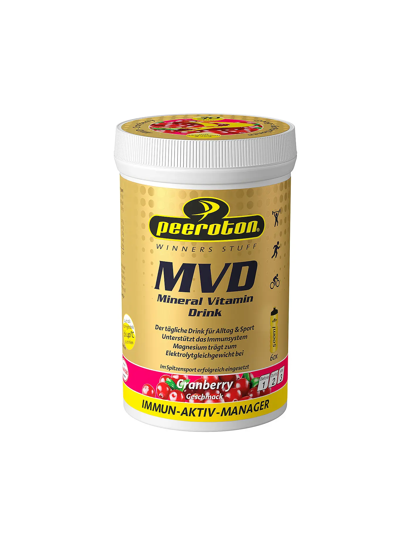 PEEROTON | Getränkepulver MVD Mango/Papaya 300g | bunt